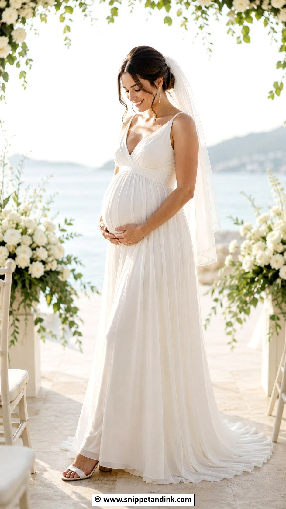 Maternity Empire Waist Wedding Dress - Snippet and Ink - 30 Empire Waist Wedding Dress Ideas