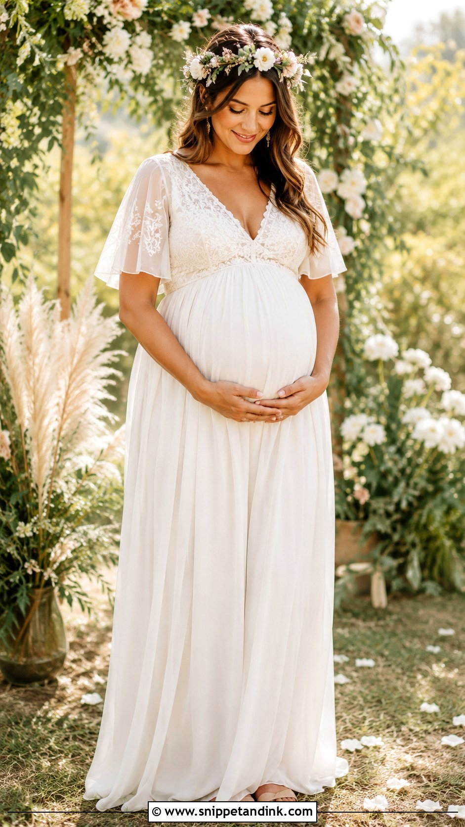 Maternity Hippie Wedding Dress - Snippet and Ink - 30 Hippie Wedding Dress Ideas