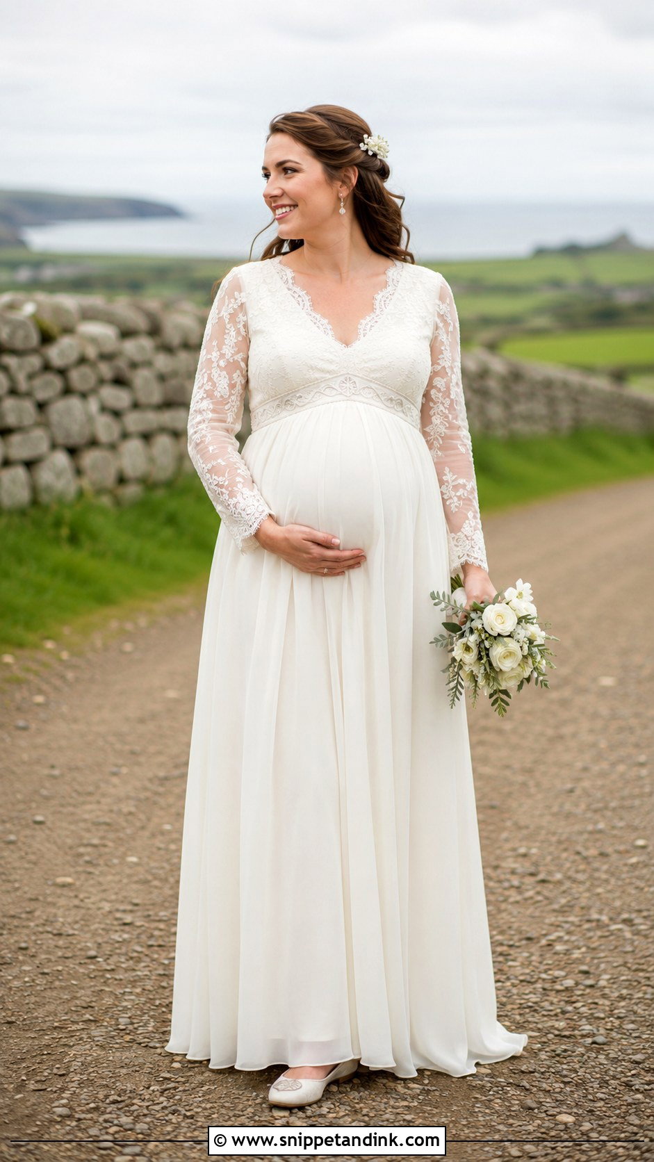 Maternity Irish Celtic Wedding Dress - Snippet and Ink - 20 Irish Celtic Wedding Dress Ideas