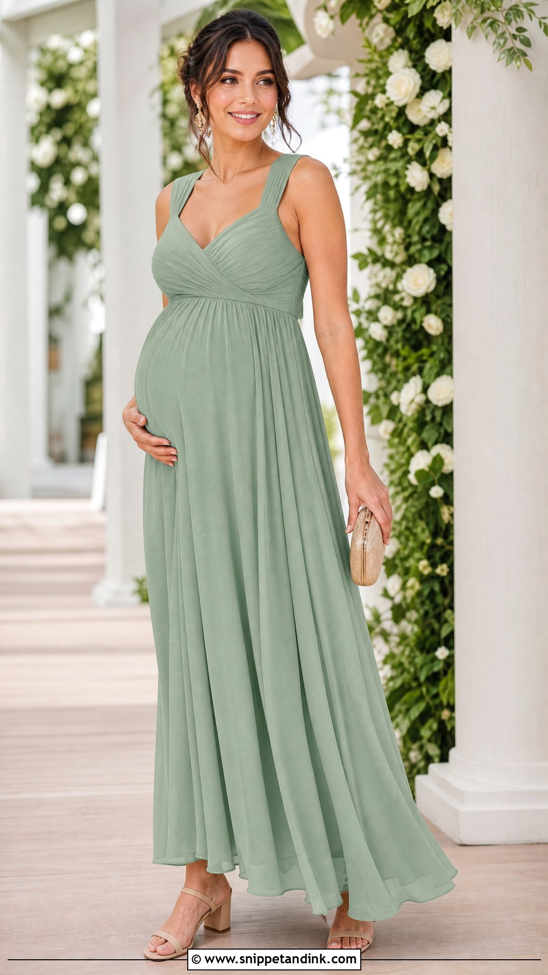 Maternity Maid of Honor Dress - Snippet and Ink - 20 Wedding Made of Honor Dresses
