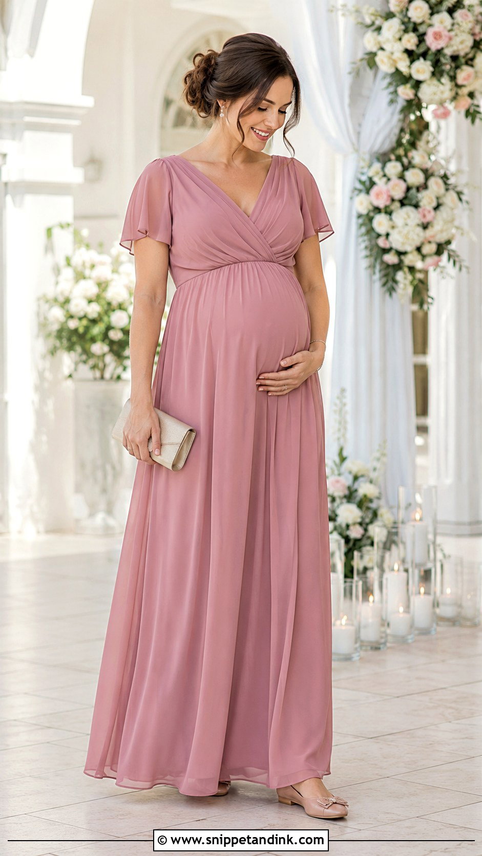 Maternity Matron of Honor Dress - Snippet and Ink - 20 Matron of Honor Ideas