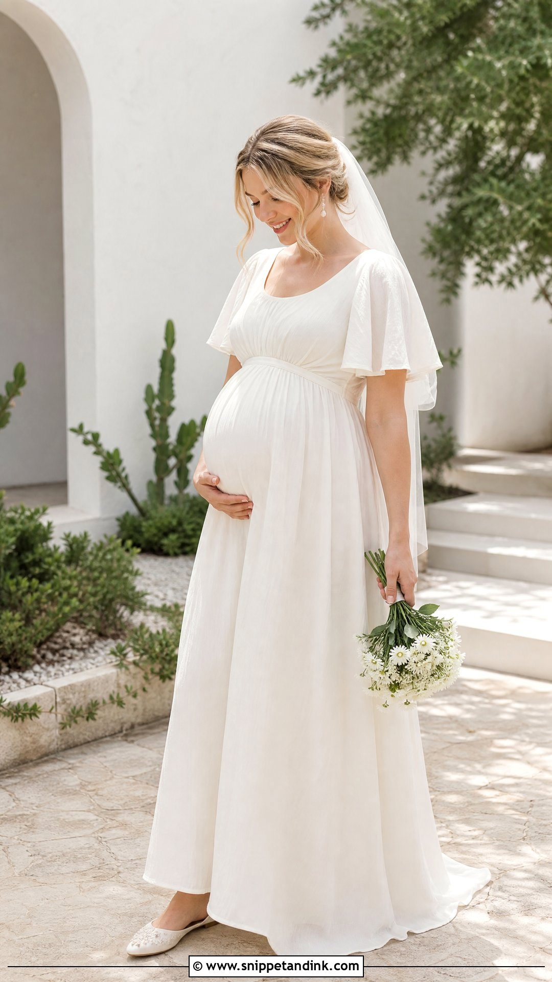 Maternity Muslin Wedding Dress - Snippet and Ink - 20 Muslin Wedding Dress Ideas