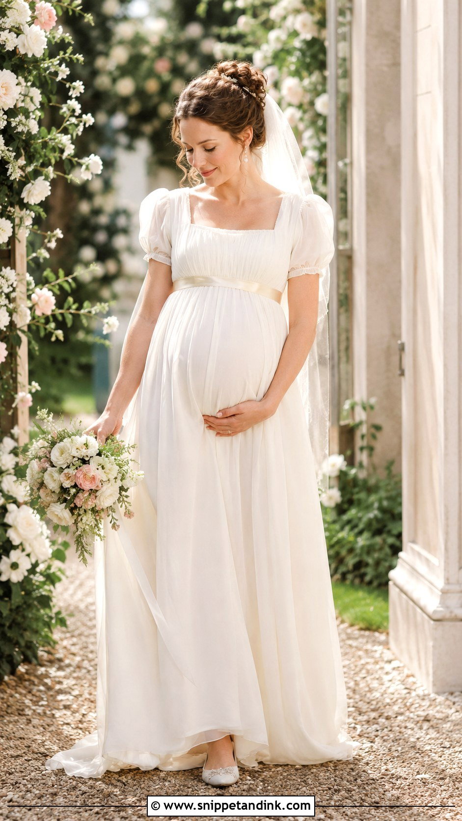 Maternity Regency Wedding Dress - Snippet and Ink - 25 Regency Wedding Dress Ideas