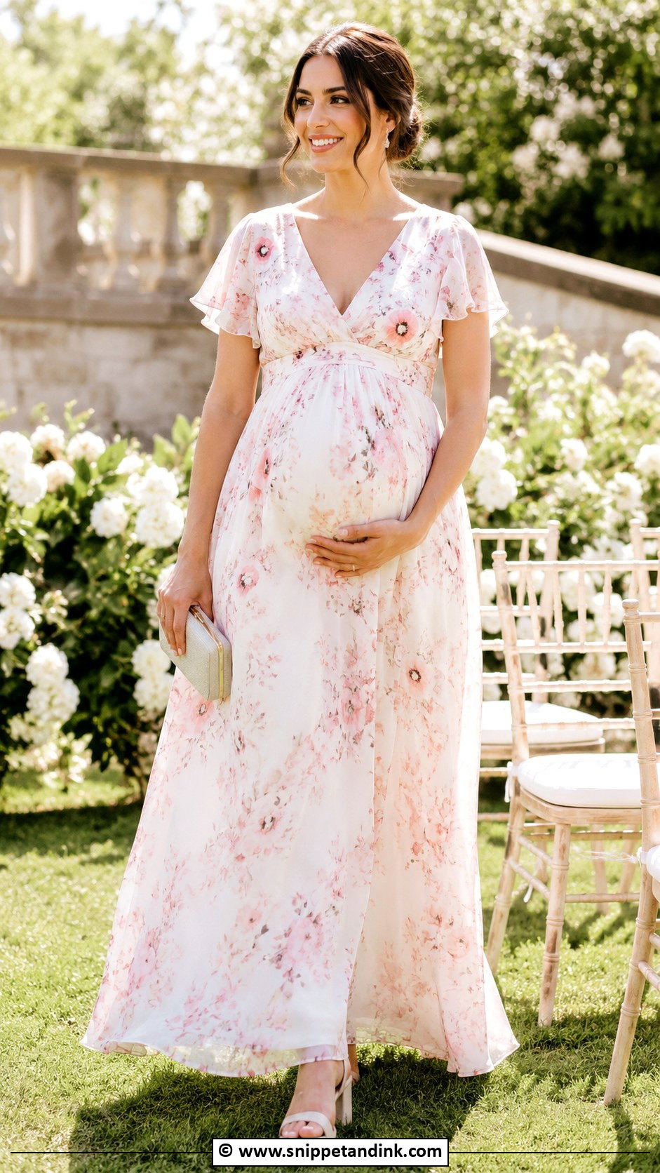 Maternity Summer Wedding Dress - Snippet and Ink - 30 Summer Wedding Dress Ideas