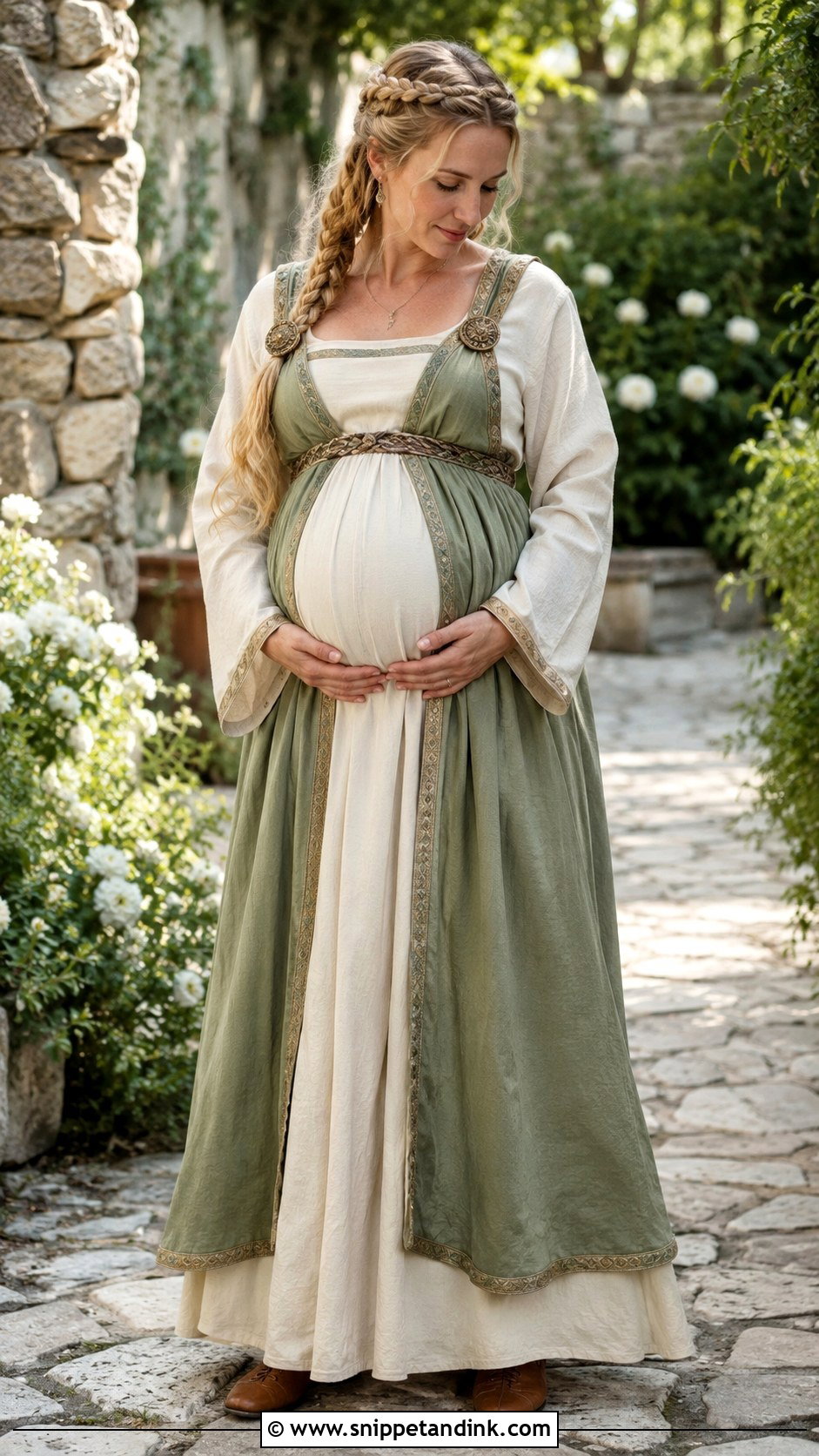 Maternity Viking Wedding Dress - Snippet and Ink - 30 Viking Wedding Dress Ideas