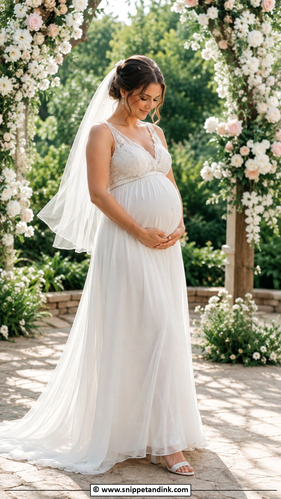 Maternity Wedding Dress - Snippet and Ink - 30 Stylish Wedding Dresses