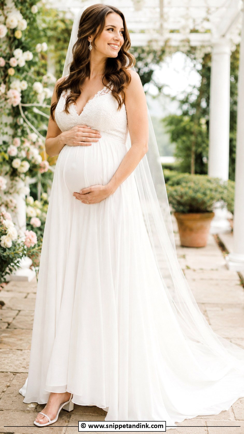 Maternity Wedding Dress - Snippet and Ink - 35 Wedding Dresses