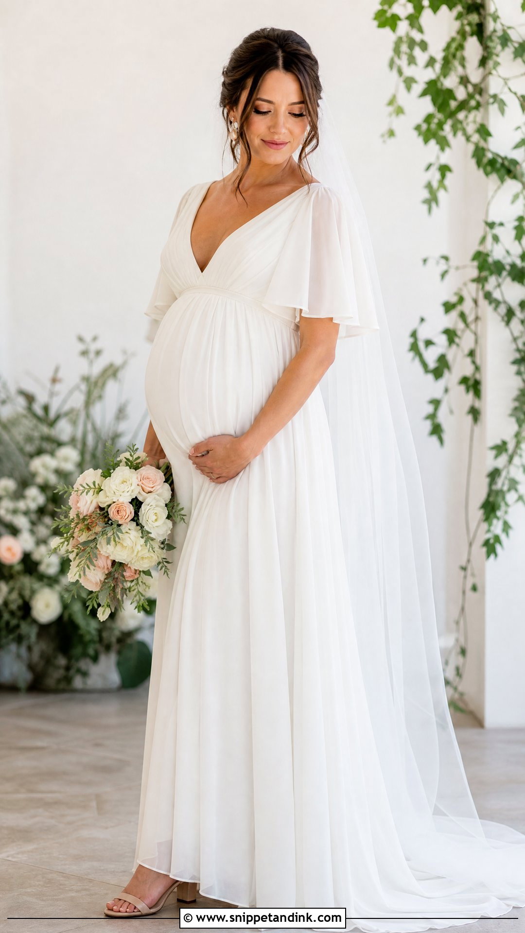 Maternity Wedding Dress - Snippet and Ink - 25 Wedding Dresses for Women