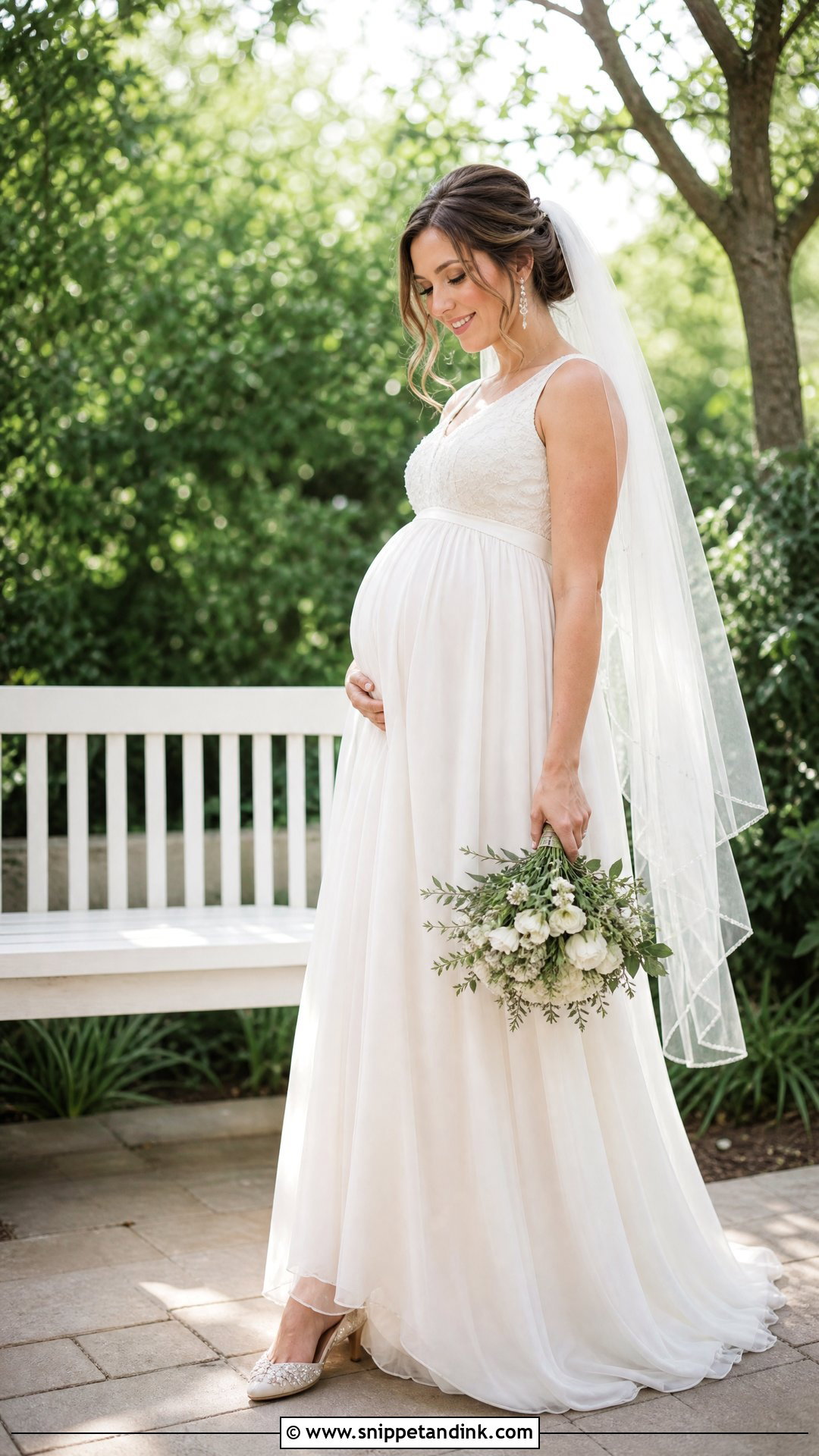 Maternity Wedding Dress Photoshoot - Snippet and Ink - 20 Wedding Dresses Photoshoot