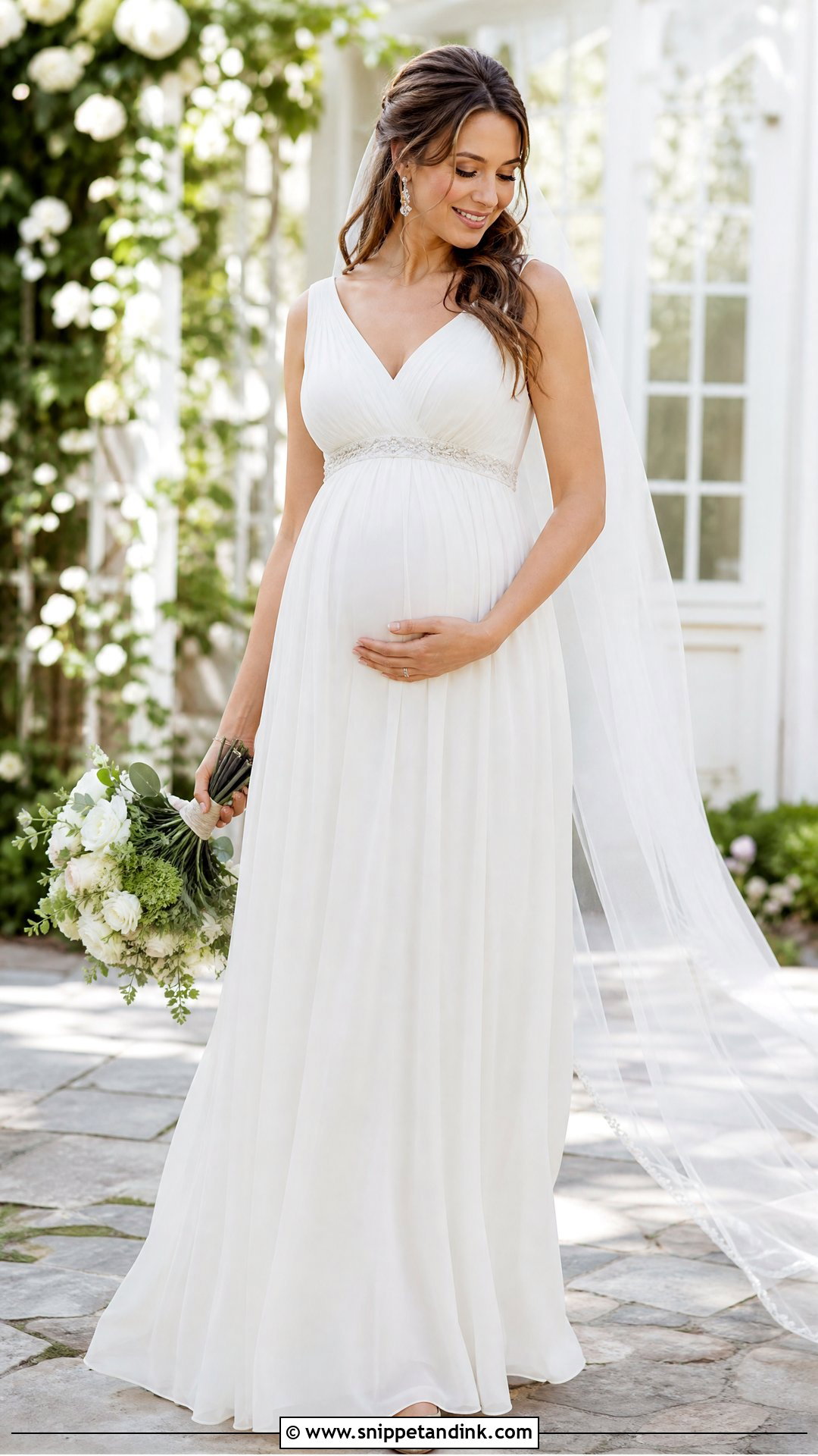 Maternity Wedding Dress With Empire Waist - Snippet and Ink - 25 Gorgeous Wedding Dress Ideas