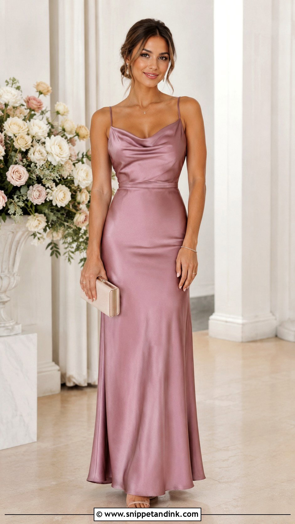 Mauve Matron Of Honor Dress - Snippet and Ink - 25 Matron of Honor Dresses