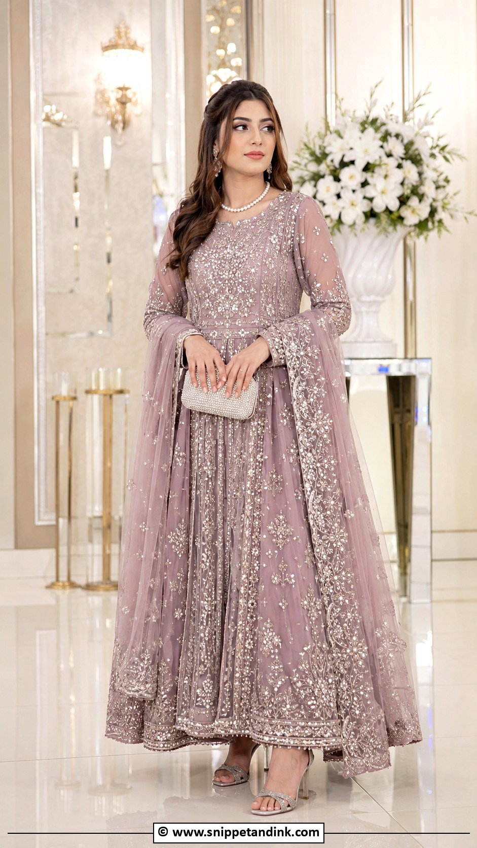 Mauve Valima Bridal Dress - Snippet and Ink - 30 Valima Bridal Dress Pakistan Ideas