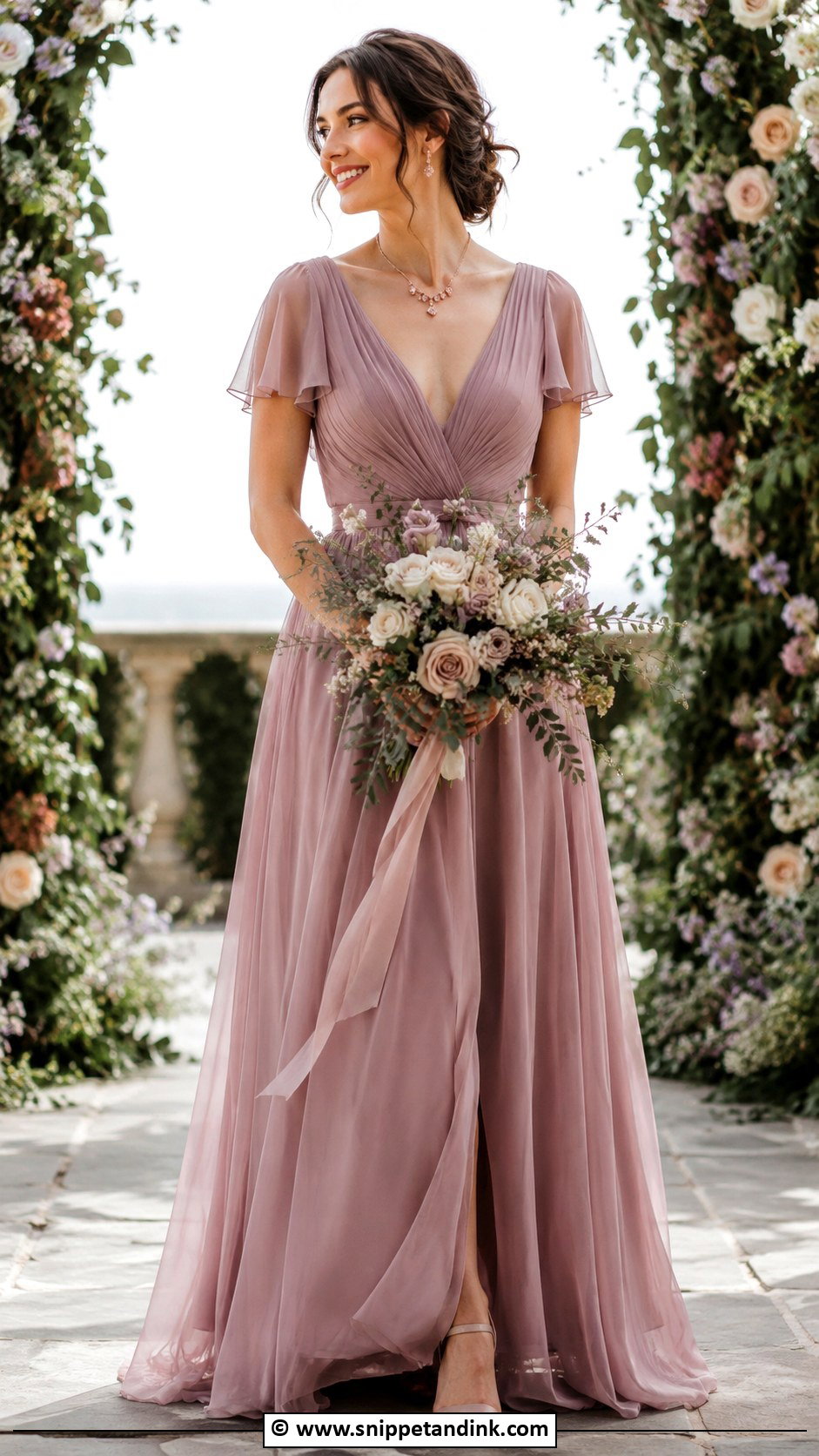 Mauve Wedding Dress - Snippet and Ink - 25 Non Traditional Wedding Dress Colors