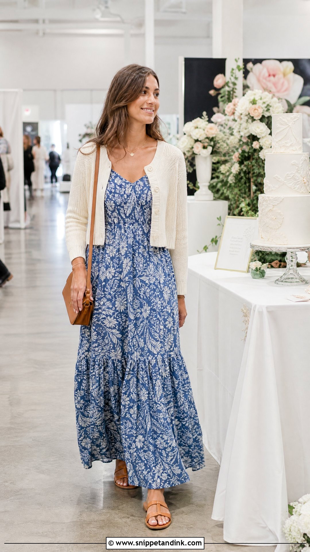 Maxi Dress Wedding Expo Outfit - Snippet and Ink - 20 Wedding Expo Outfit Ideas