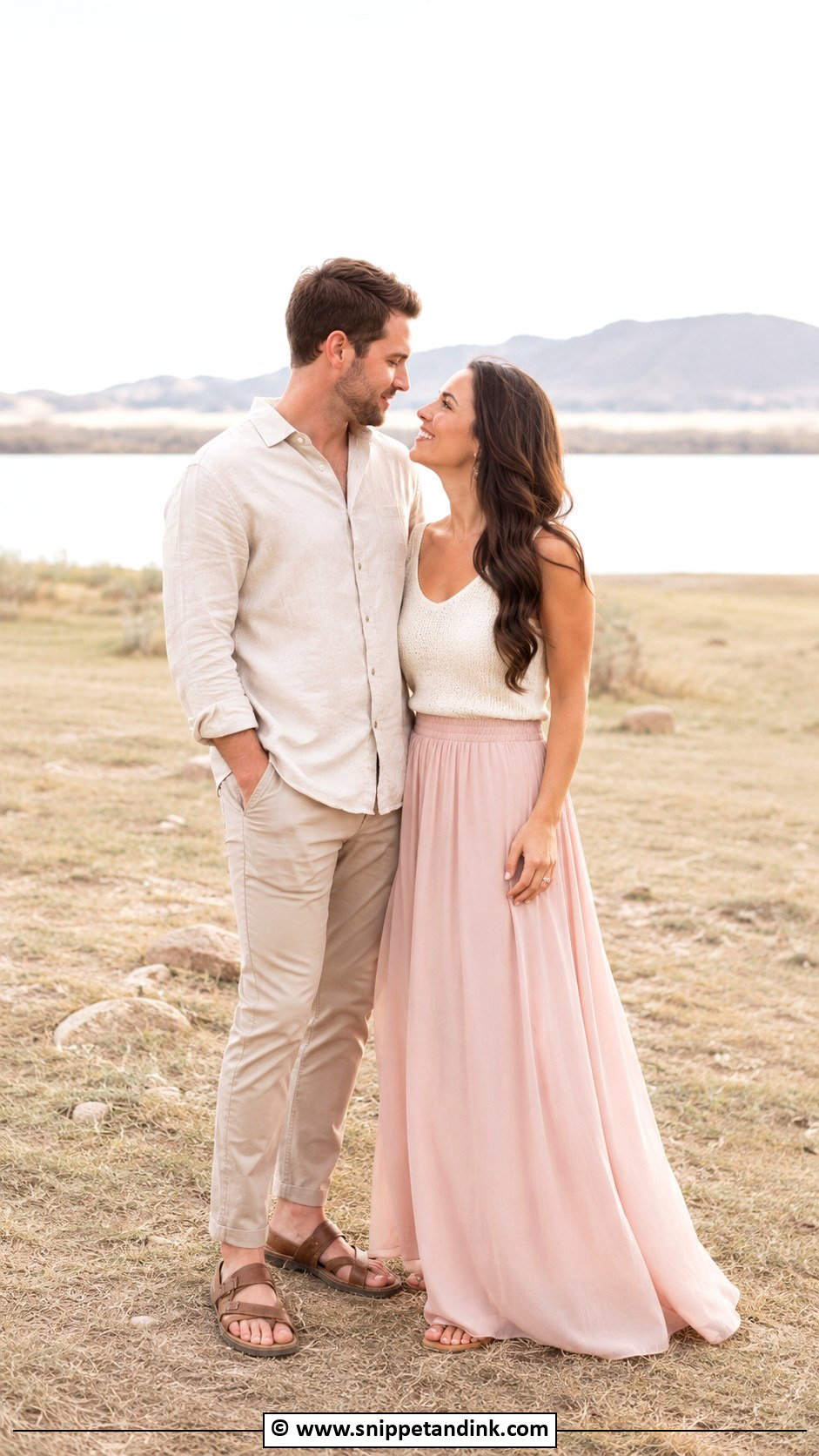 Maxi Skirt And Knit Top Prewedding Outfit - Snippet and Ink - 30 Casual Prewedding Outfit Ideas