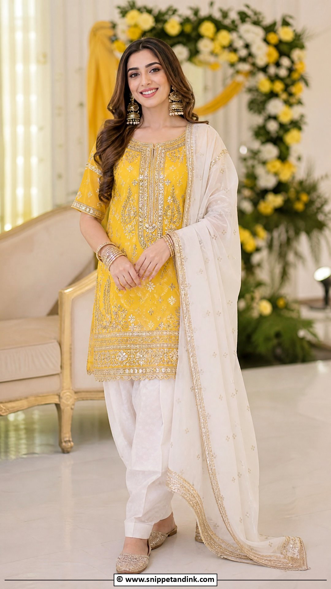 Mayon Dress With Dhaka Pajama - Snippet and Ink - 35 Mayon Dresses