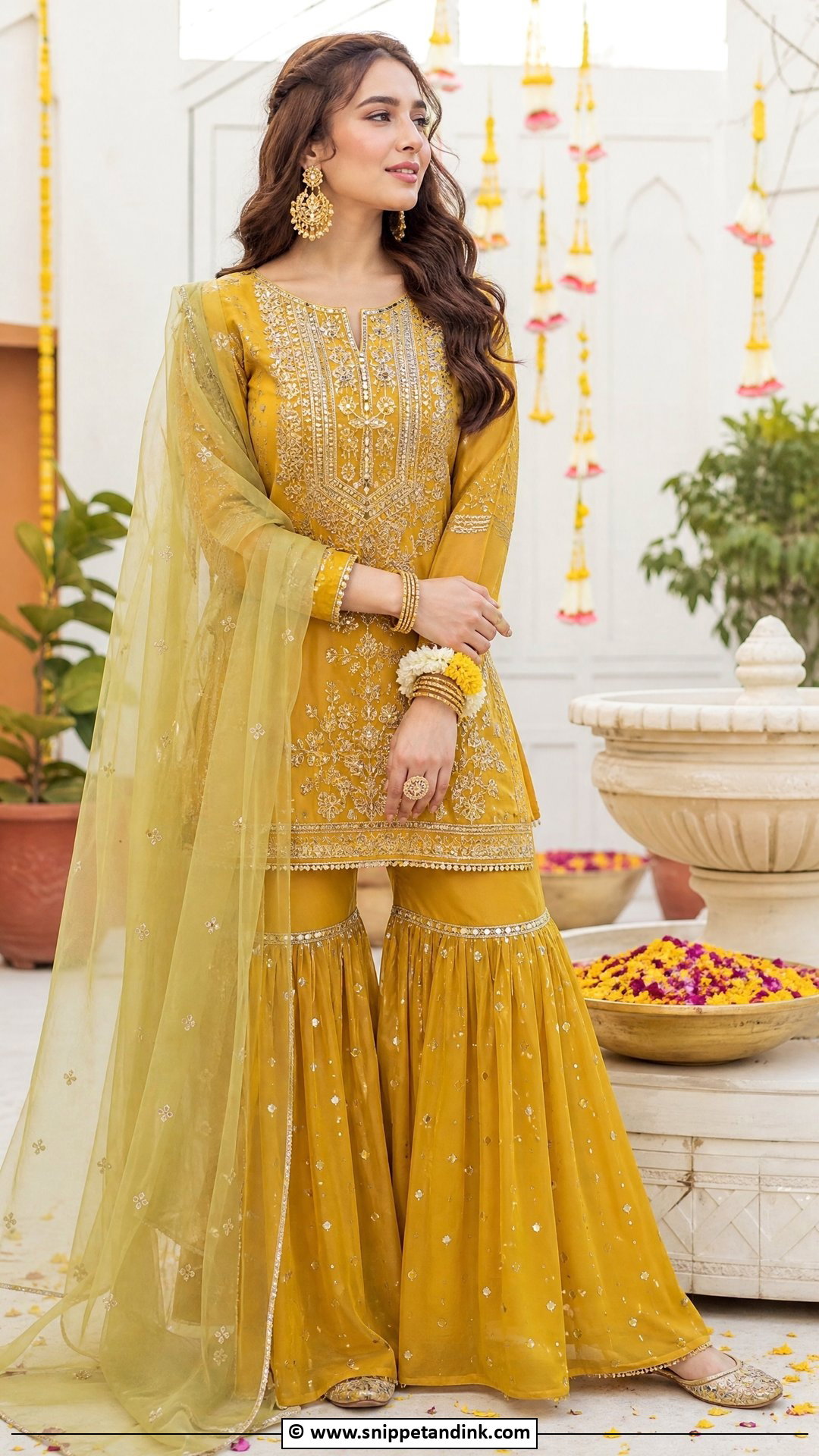 Mayon Dress With Short Kameez - Snippet and Ink - 35 Mayon Dresses