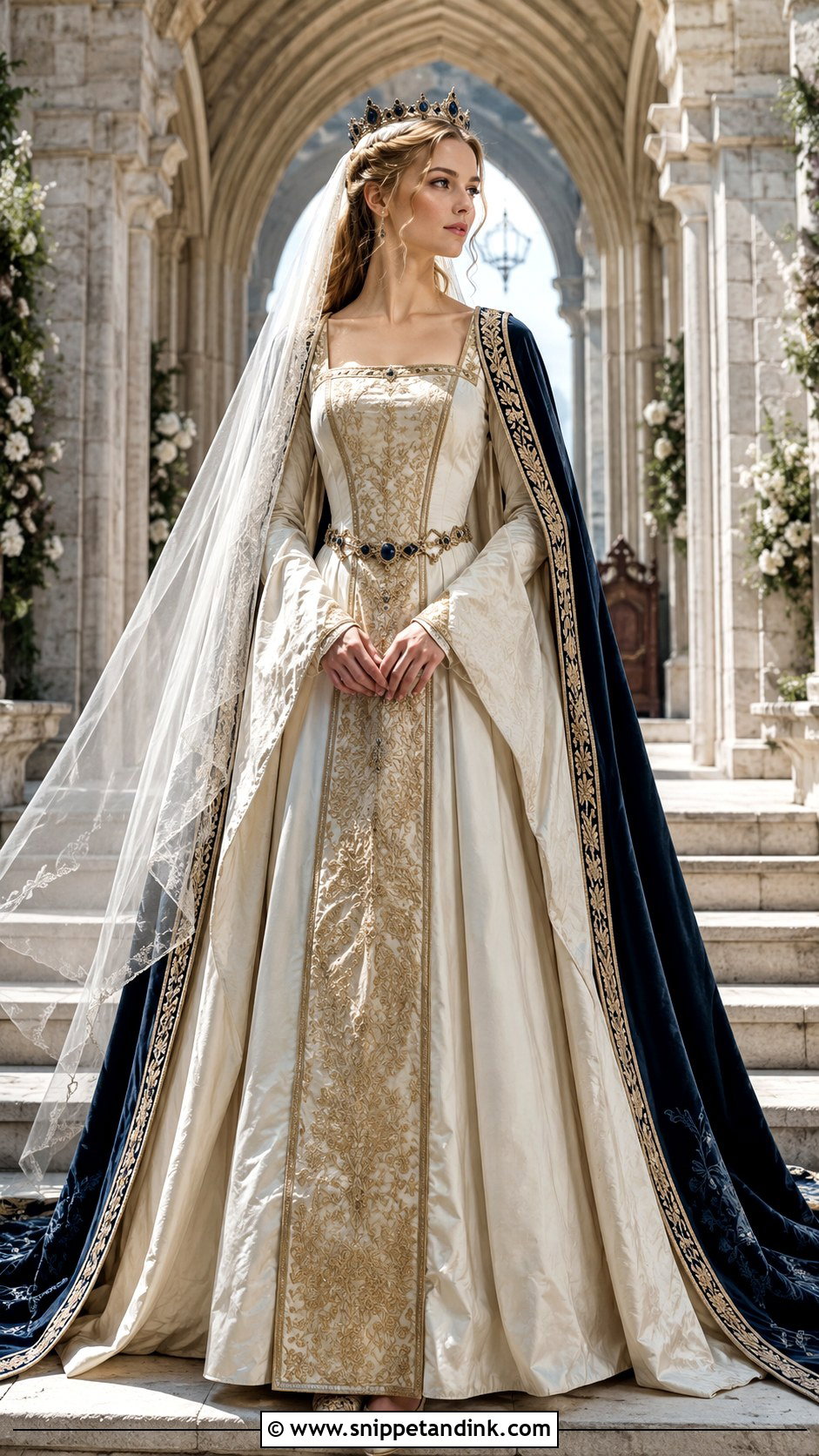 Medieval Fantasy Wedding Dress Art - Snippet and Ink - 20 Fantasy Wedding Dress Art Ideas