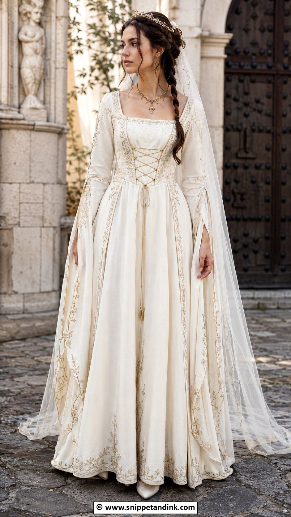 Medieval Fantasy Wedding Dress - Snippet and Ink - 30 Fantasy Wedding Dress Ideas