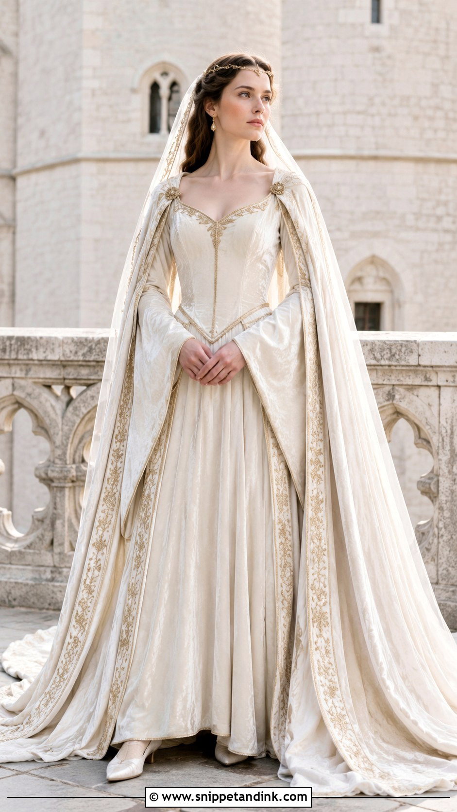 Medieval Goddess Wedding Dress - Snippet and Ink - 20 Fantasy Goddesses Wedding Dress Ideas