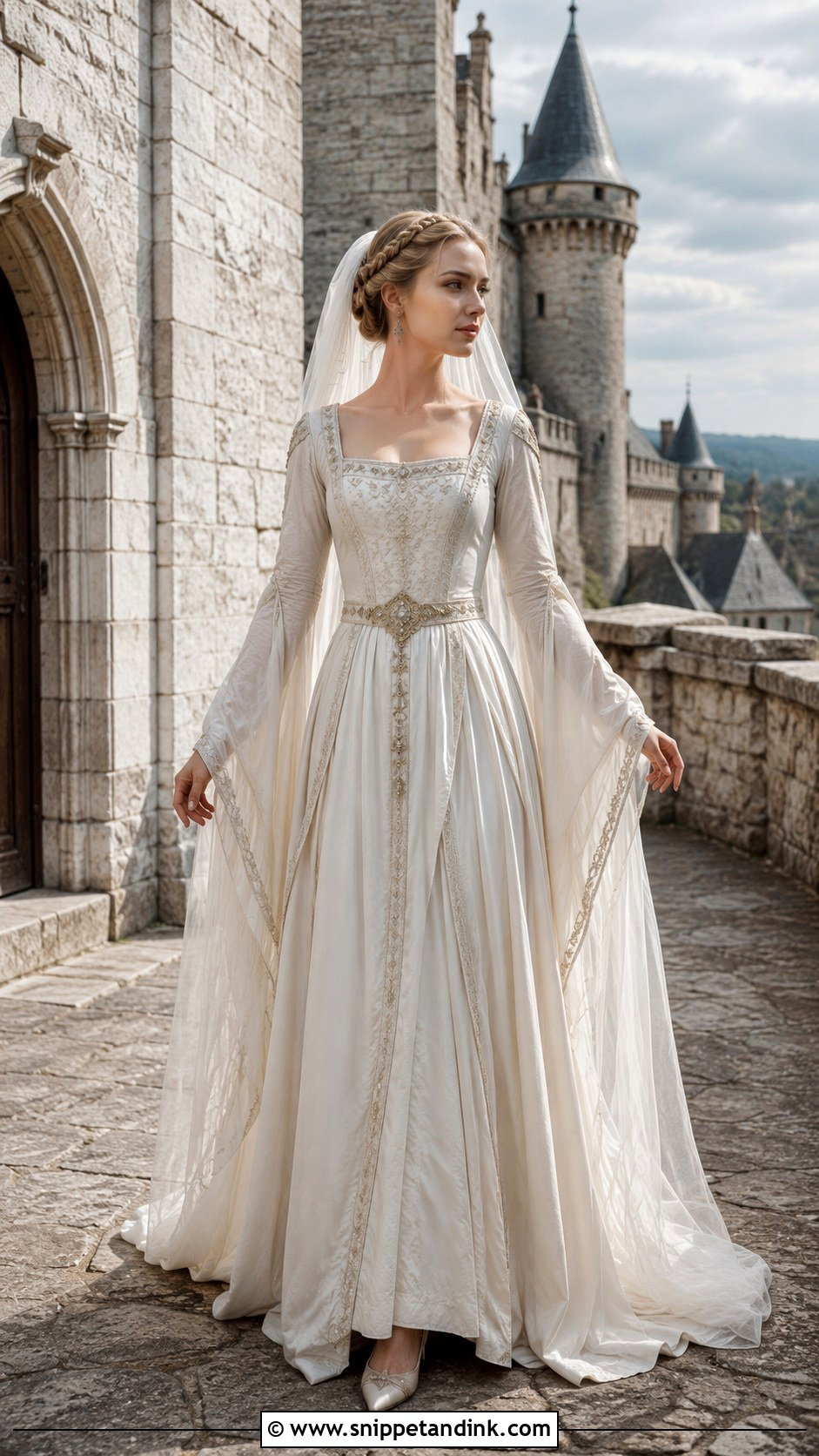 Medieval Inspired Wedding Dress - Snippet and Ink - 20 Fairy Tail Wedding Dress Ideas