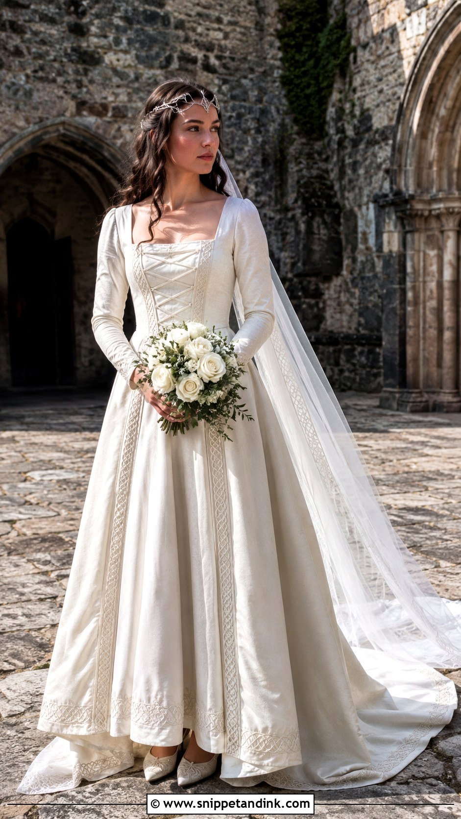 Medieval Irish Celtic Wedding Dress - Snippet and Ink - 20 Irish Celtic Wedding Dress Ideas
