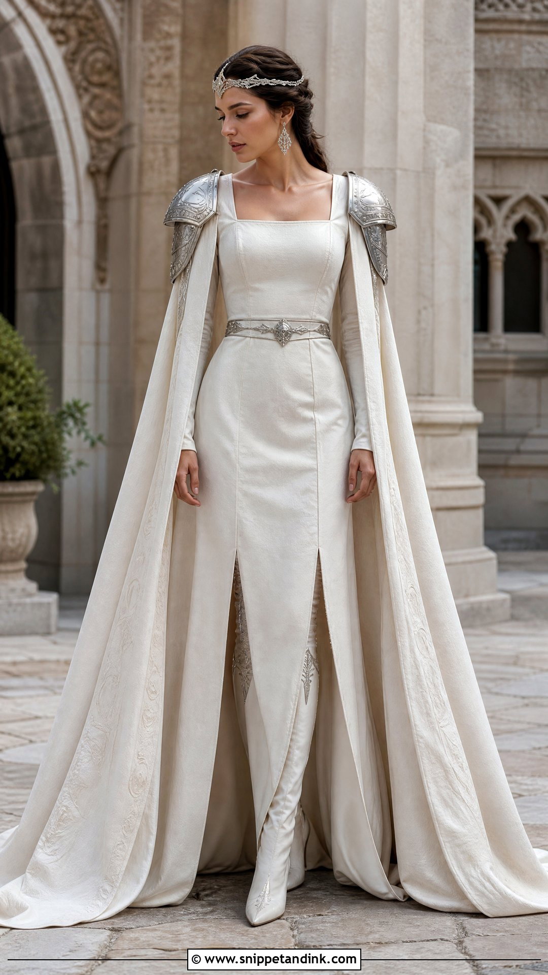 Medieval Knight Warrior Wedding Dress - Snippet and Ink - 20 Warrior Wedding Dress Ideas