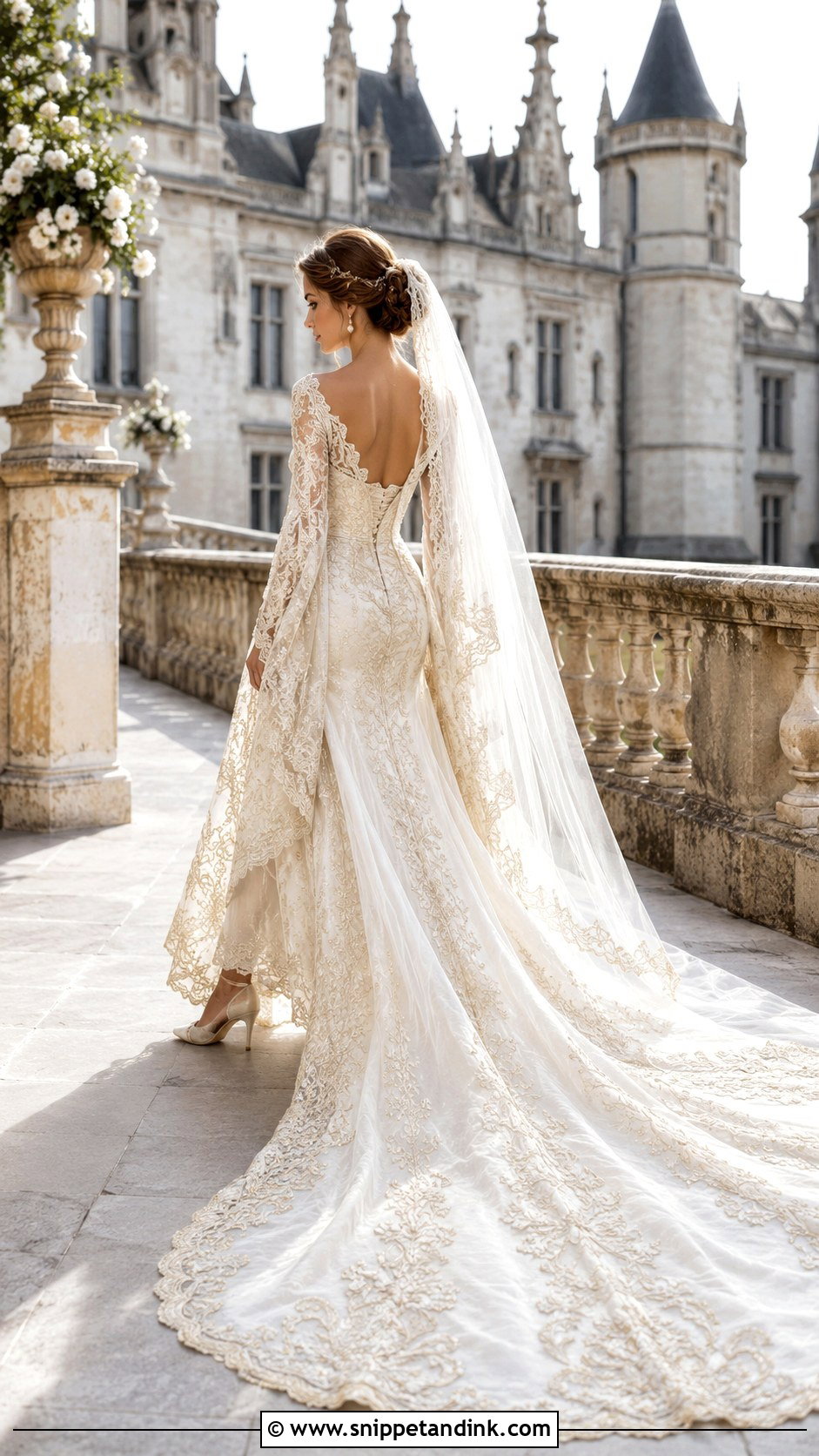 Medieval Princess Wedding Dress With Train - Snippet and Ink - 30 Medieval Princesses Wedding Dress Ideas
