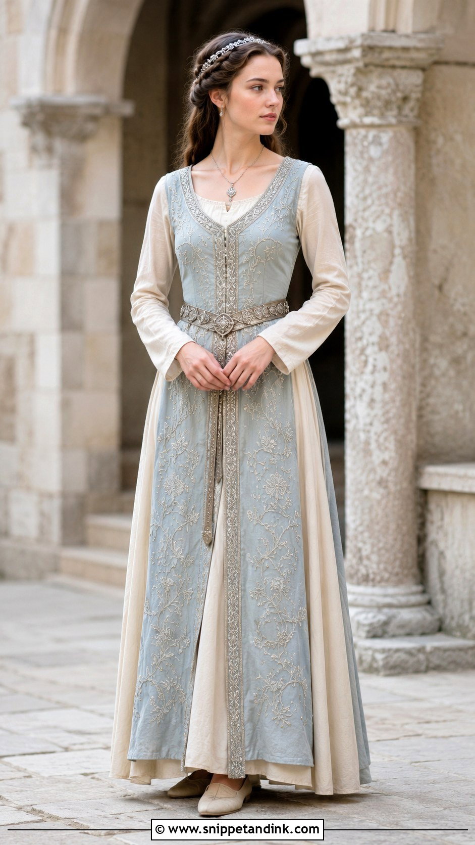 Medieval Surcoat Wedding Dress - Snippet and Ink - 20 Medieval Wedding Dresses