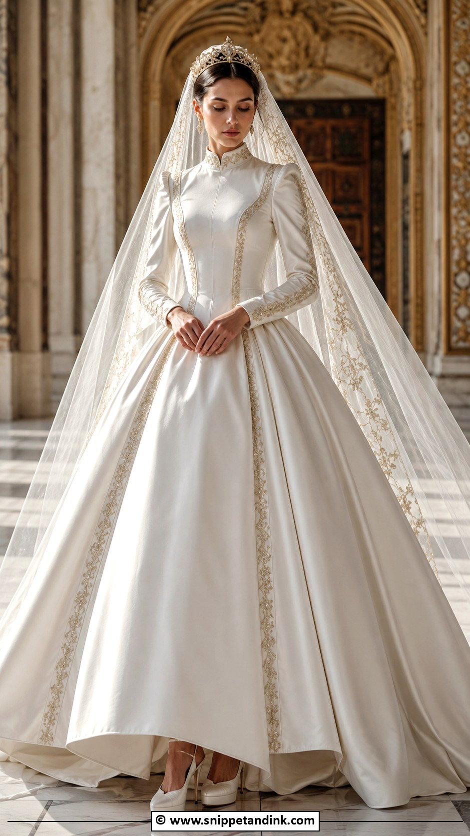 Medieval Wedding Dress With Ball Gown Skirt - Snippet and Ink - 30 Medieval Wedding Dress Ideas