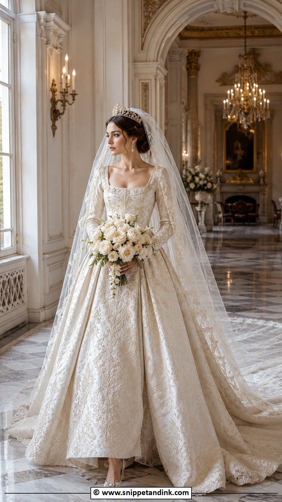 Medieval Wedding Dress With Queen Inspired Look - Snippet and Ink - 30 Medieval Wedding Dress Ideas