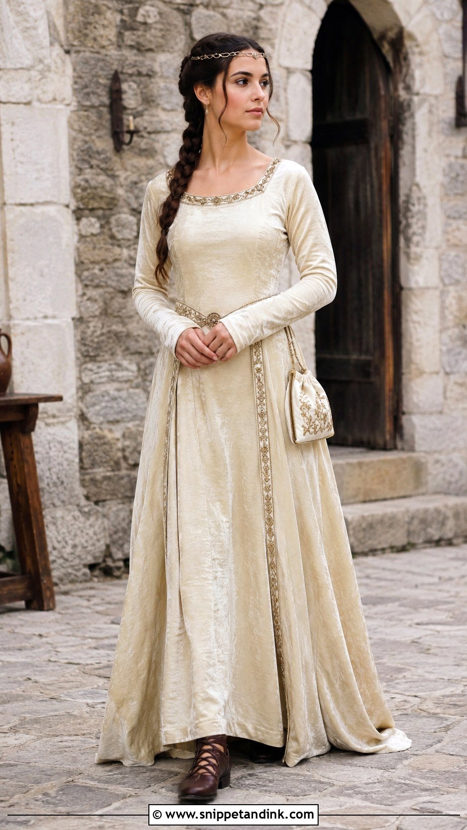 Medieval Wedding Dress - Snippet and Ink - 25 Historical Wedding Dresses