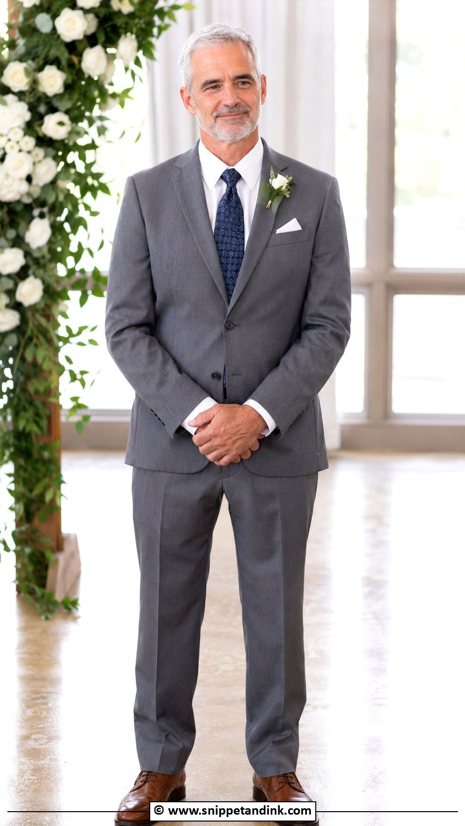 Medium Gray Suit Father Of The Bride Attire - Snippet and Ink - 30 Father of the Bride Attire Ideas
