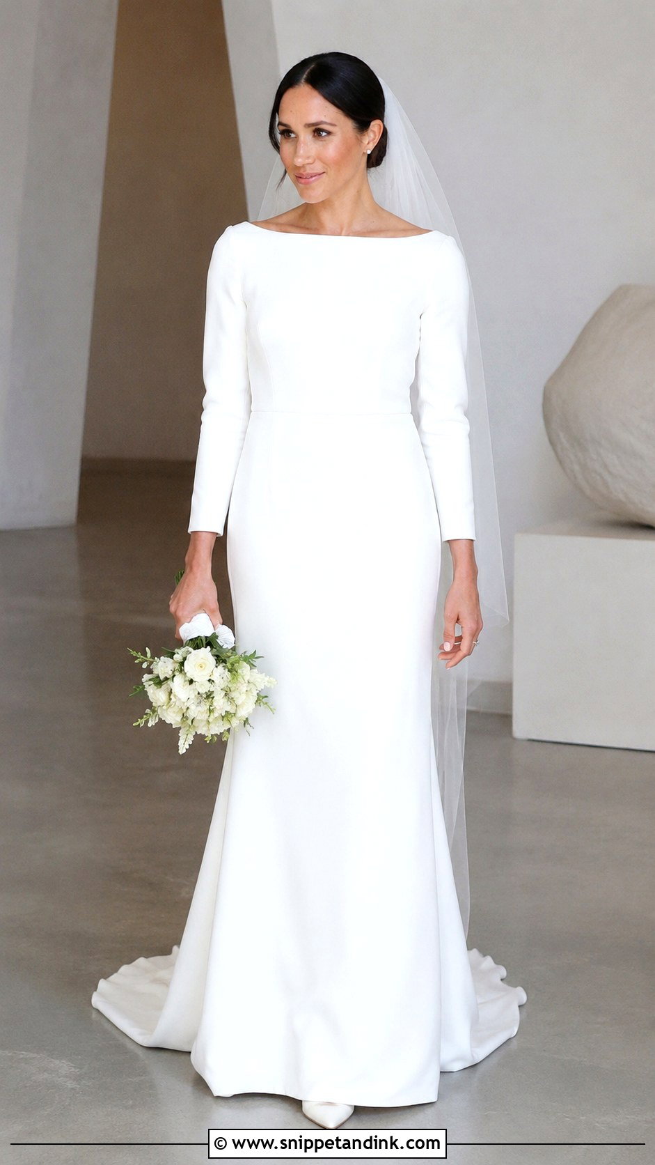Meghan Markle Minimalist Wedding Dress - Snippet and Ink - 20 Megan Markle Wedding Dress Style Ideas