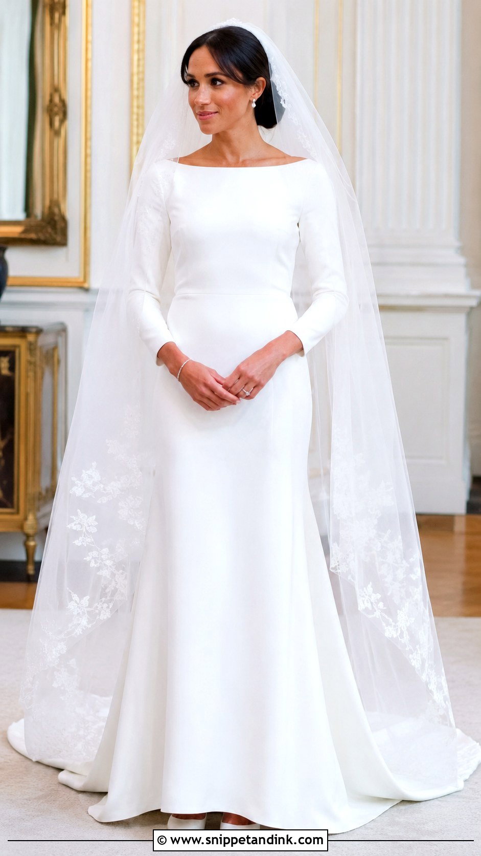 Meghan Markle Modern Royal Wedding Dress - Snippet and Ink - 30 Meghan Markle Wedding Dress Ideas