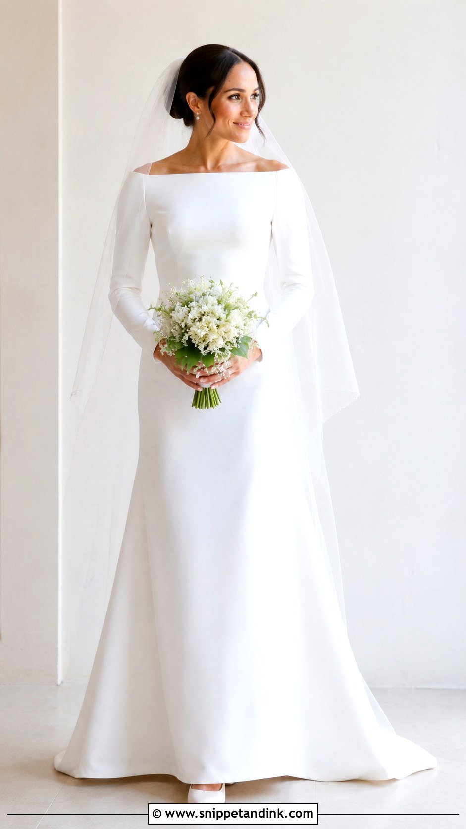 Meghan Markle Off Shoulder Wedding Dress - Snippet and Ink - 30 Meghan Markle Wedding Dress Ideas