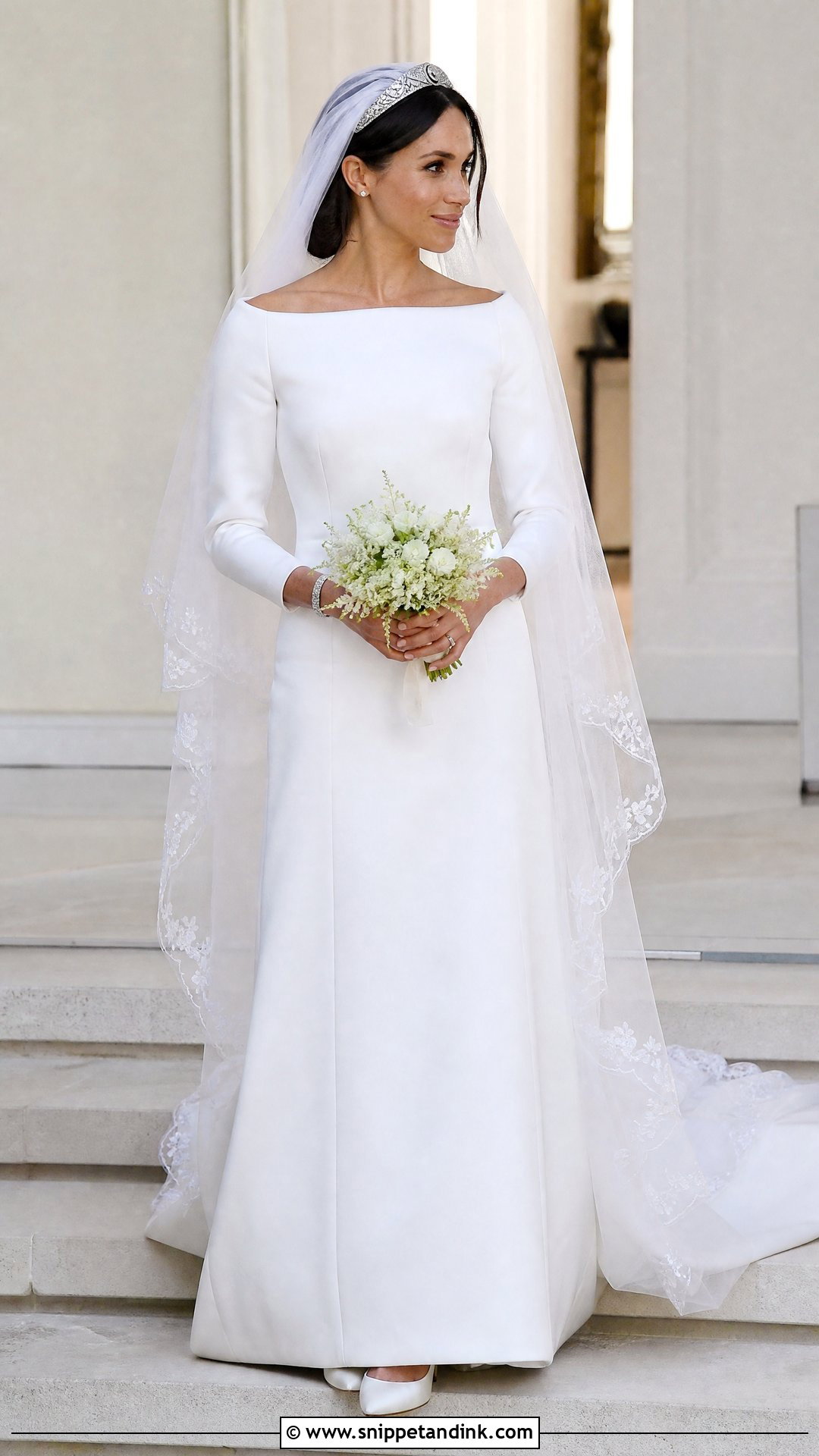 Meghan Markle Royal Wedding Gown - Snippet and Ink - 25 Royal Wedding Gowns