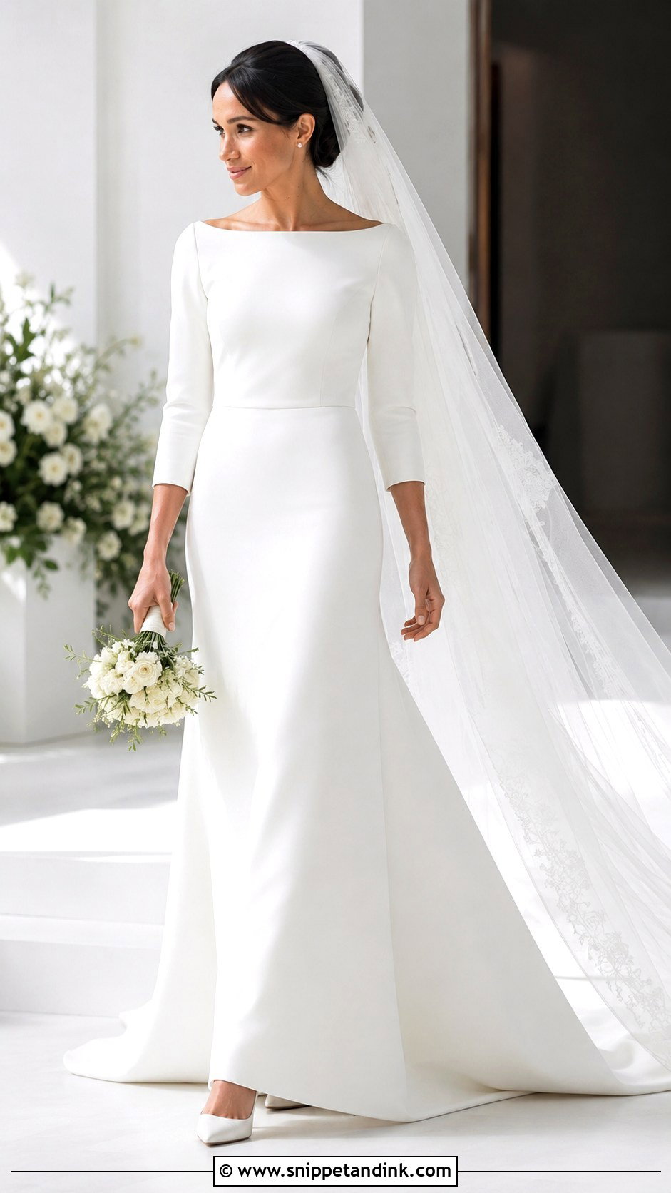 Meghan Markle Wedding Dress - Snippet and Ink - 30 Iconic Wedding Dresses