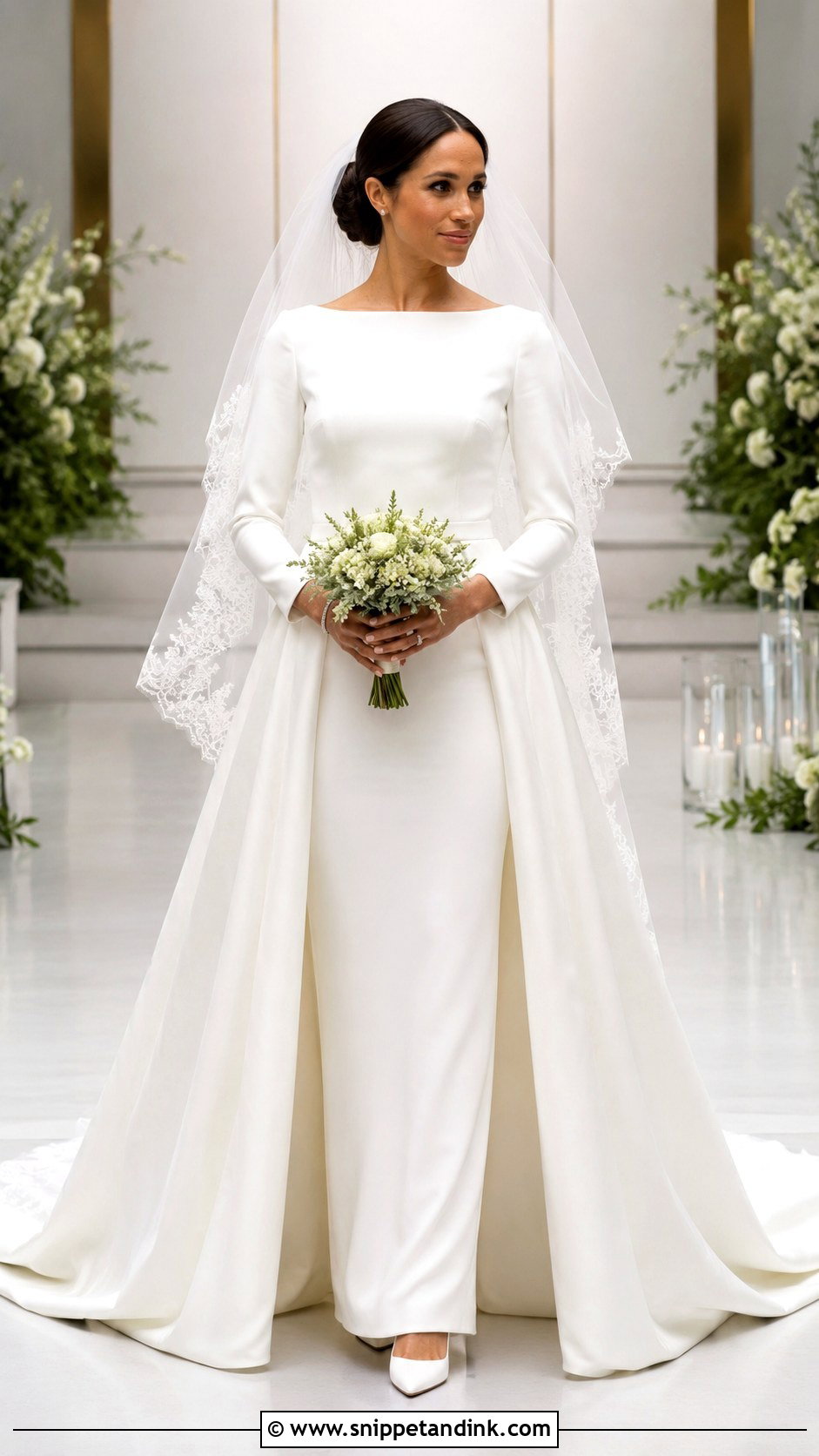 Meghan Markle Wedding Dress With Detachable Skirt - Snippet and Ink - 20 Megan Markle Wedding Dress Style Ideas