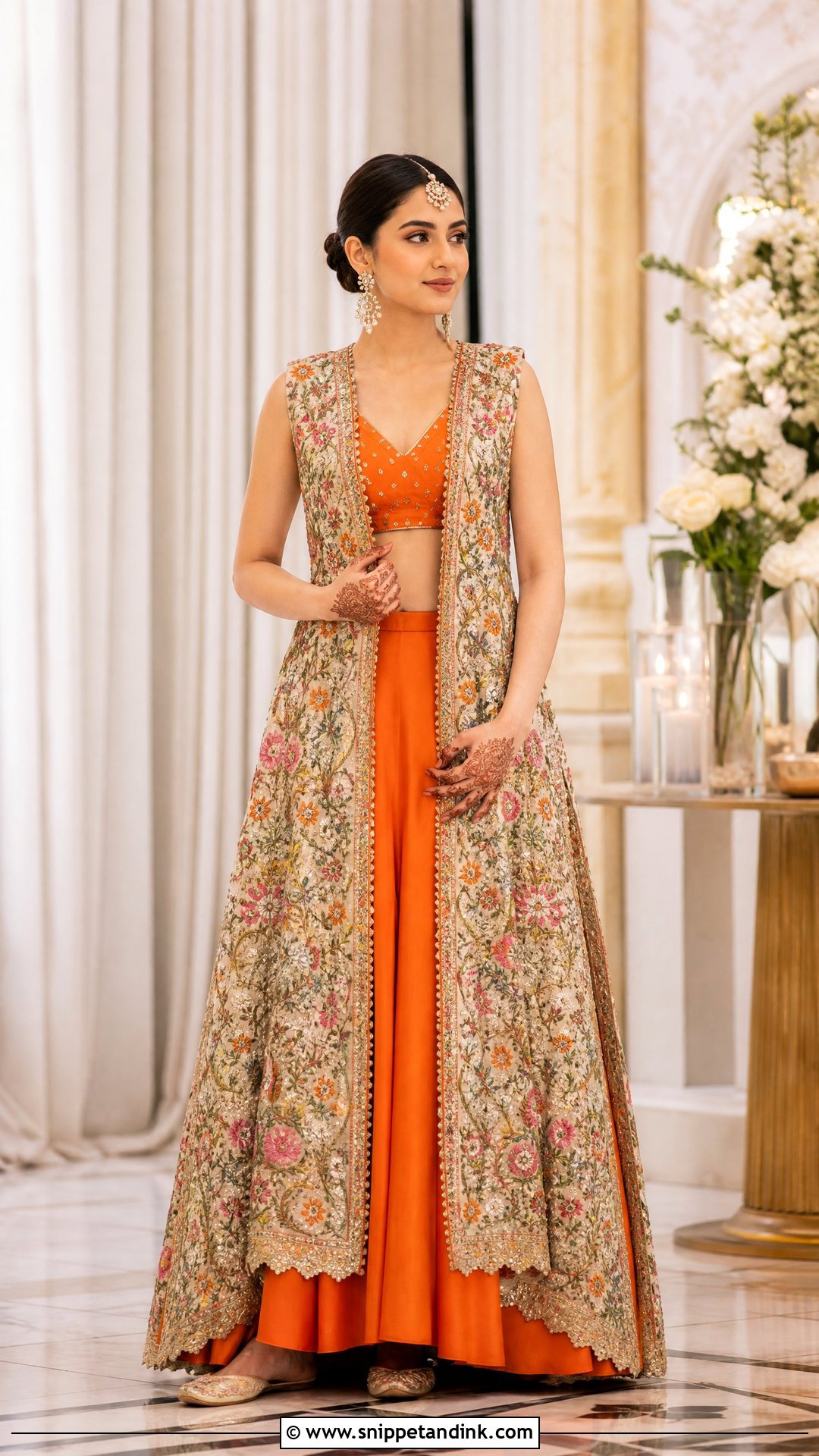 Mehendi Jacket Lehenga Outfit - Snippet and Ink - 20 Mehendi Dress Outfits Brides