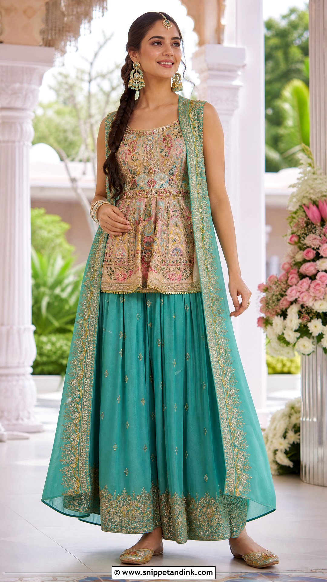 Mehendi Palazzo Suit Outfit - Snippet and Ink - 20 Mehendi Dress Outfits Brides