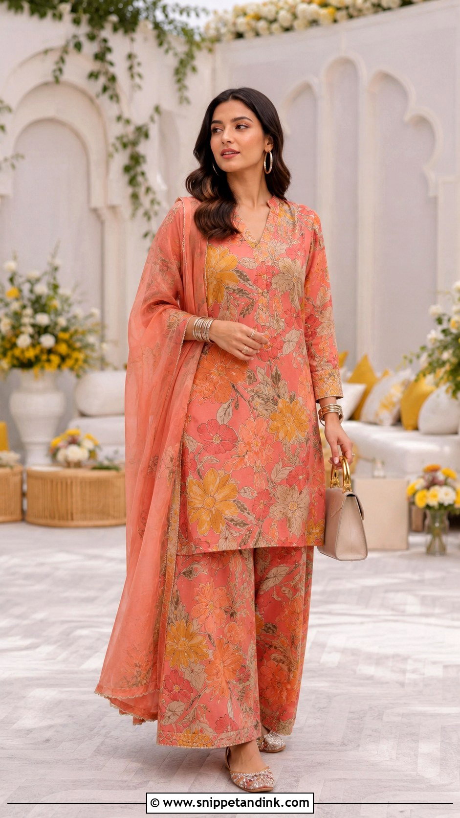 Mehndi Co Ord Set Outfit - Snippet and Ink - 30 Mehndi Function Dress Outfit Ideas