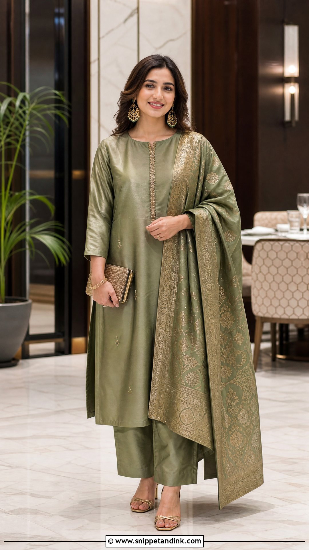 Mehndi Green Silk Suit - Snippet and Ink - 25 Mehndi Green Suit Ideas