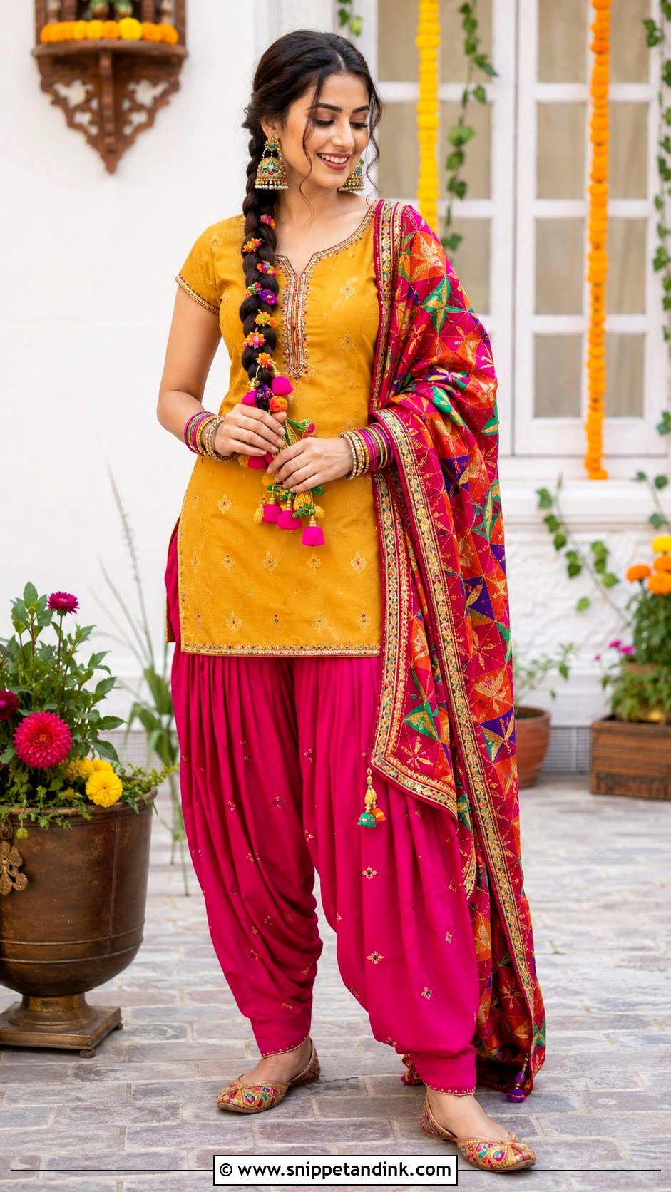 Mehndi Patiala Suit Outfit - Snippet and Ink - 30 Mehndi Function Dress Outfit Ideas