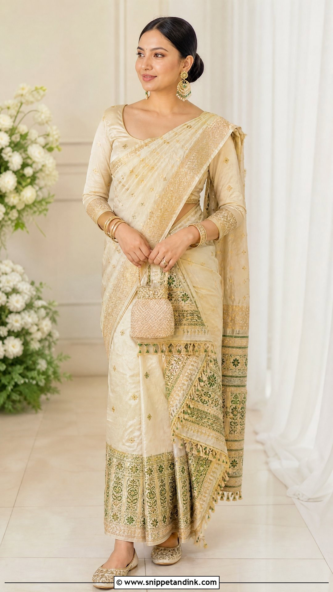 Mekhela Chador Wedding Outfit - Snippet and Ink - 20 Traditional Outfits for Wedding