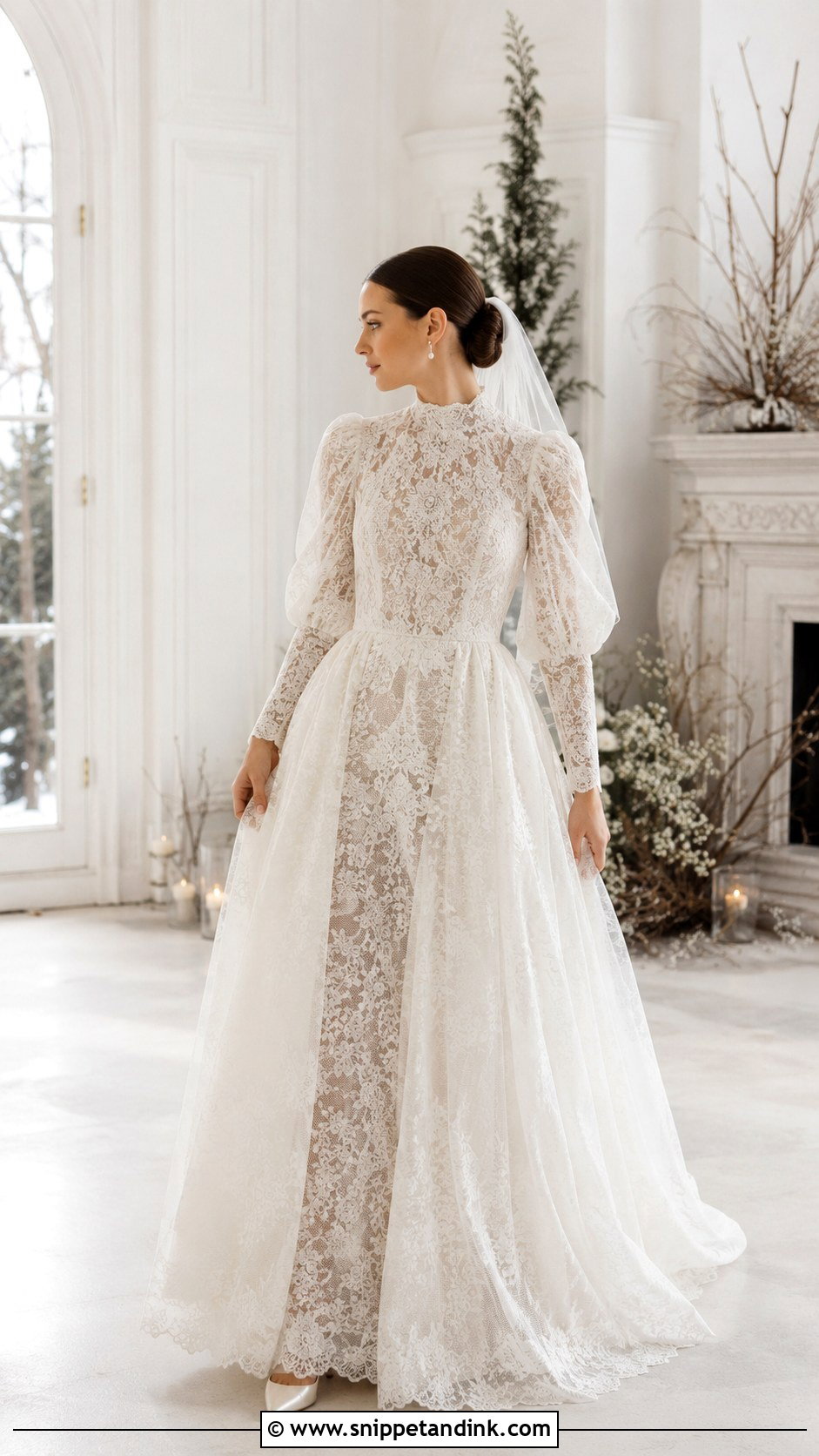 Melrose Wedding Dress With Long Sleeve Underdress - Snippet and Ink - 20 Melrose Wedding Dress Ideas