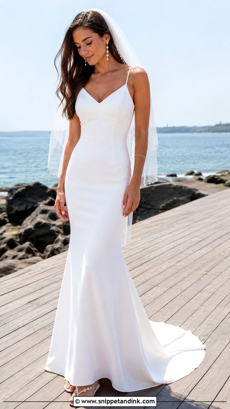 Mermaid Beach Bridal Gown - Snippet and Ink - 20 Beach Bridal Ideas