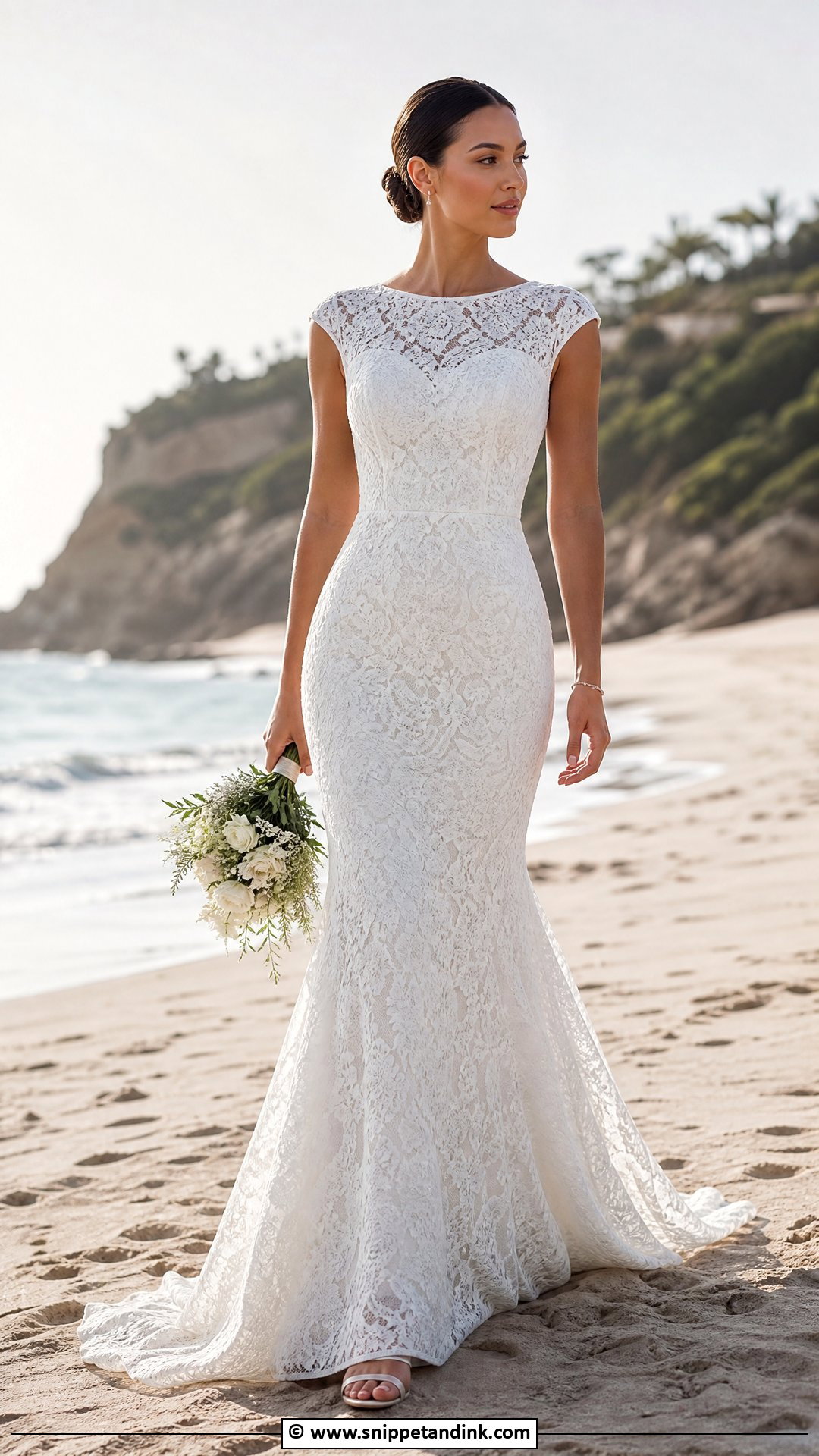 Mermaid Beach Wedding Dress - Snippet and Ink - 35 Beach Wedding Dress Ideas