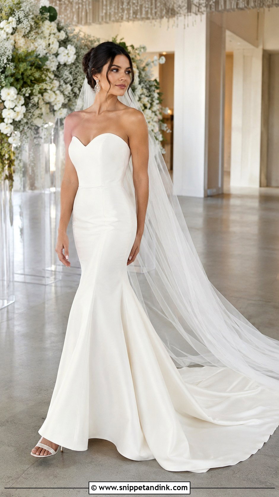 Mermaid Bridal Dress With Train - Snippet and Ink - 20 Beautiful Bridal Dresses
