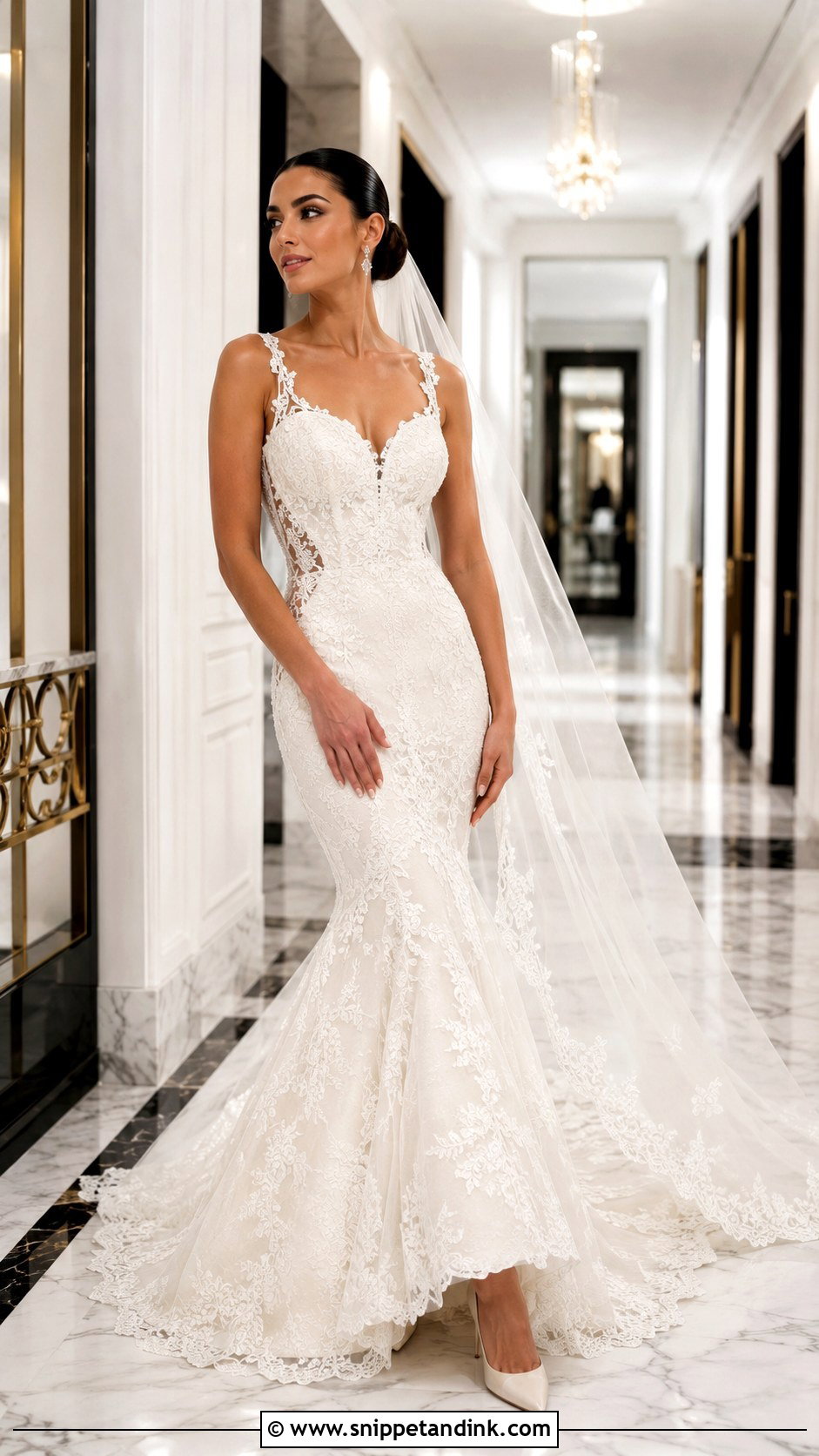 Mermaid Bridal Frock Gown - Snippet and Ink - 20 Bridal Frocks Gowns